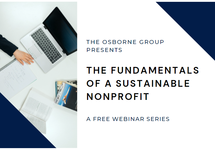 The Fundamentals of a Sustainable Nonprofit – A Free Webinar Series