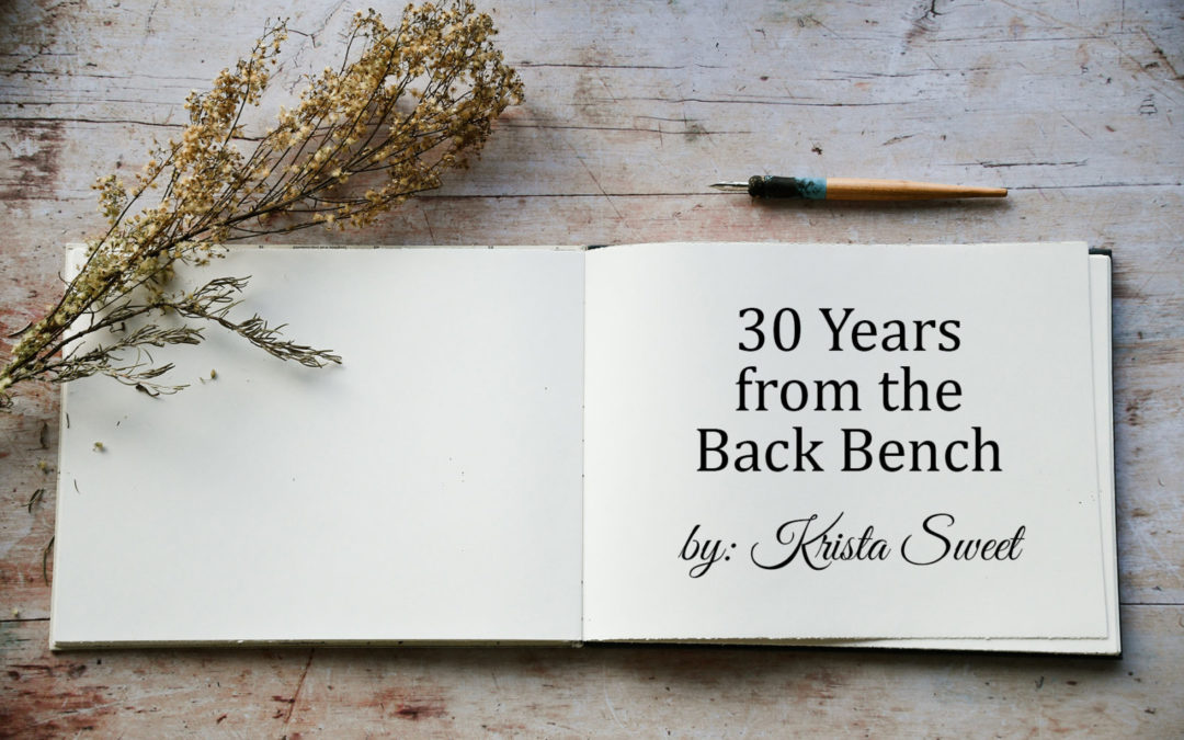 30 Years from the Back Bench: Krista Sweet Reflects on her Many Years with The Osborne Group