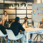 HR consulting for not-for-profits with leadership team in planning session