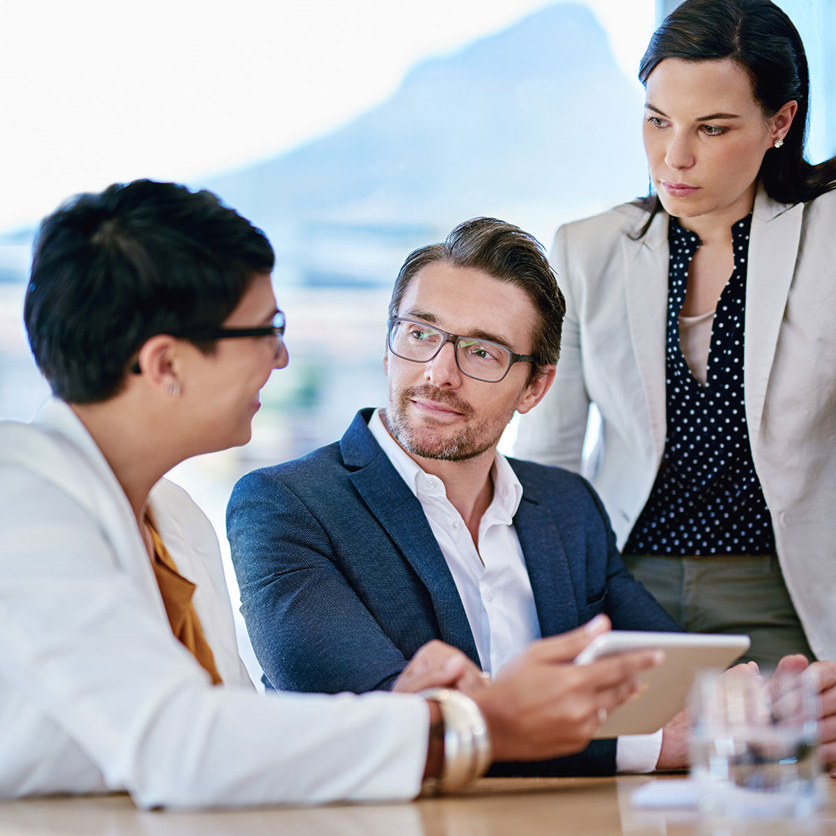 consultants-advisors business consultants,advisors discussing issues